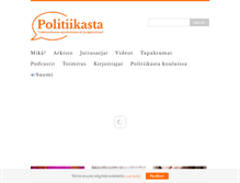 Tablet Screenshot of politiikasta.fi